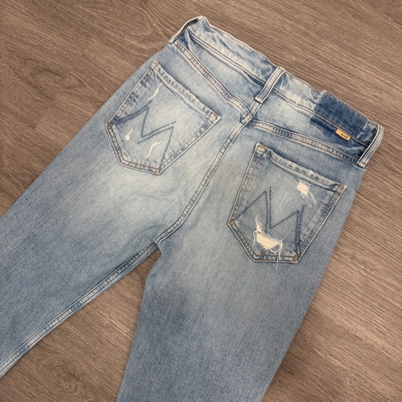 Mother Denim High Waisted Rider Skimp Jean- The Confession Size 28 - Picture 11 of 14